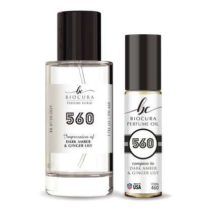 560- Inspired by Jo Malone Dark Amber & Ginger Lily
