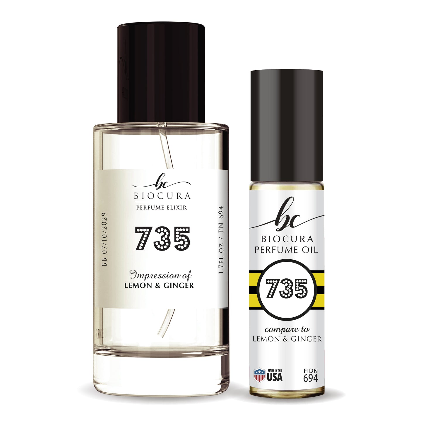 735- Inspired by 4711 Acqua Colonia Lemon & Ginger