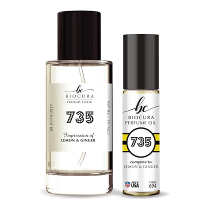 735- Inspired by 4711 Acqua Colonia Lemon & Ginger
