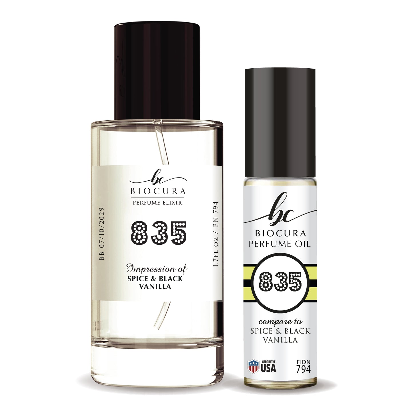 835- Inspired by Cremo Spice & Black Vanilla